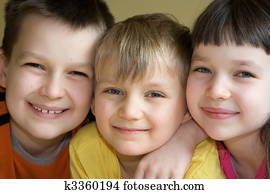 Three Happy Kids