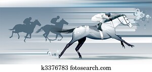 競走馬 イラストギャラリー 241 競走馬 アート Fotosearch