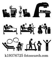 hospitalar, médico, terapia, tratamento