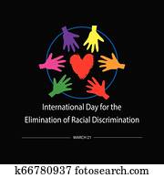 International day for the elimination of racial discrimination. March 21