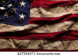 Old American flag background for Memorial Day or 4th of July Old American flag background for Memorial Day or 4th of July