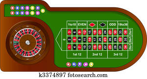 Roulette game table Roulette game table