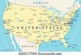 United States of America Map United States of America Map