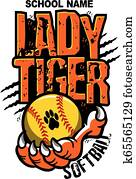 גברת, tiger, כדור רך