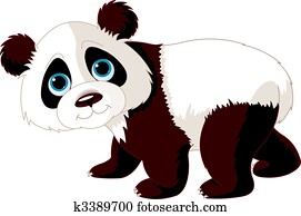 andar, panda