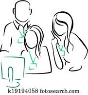 Consultation at computer