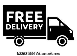Free delivery truck - free shipping Free delivery truck - free shipping