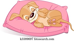 Sleeping puppy Sleeping puppy