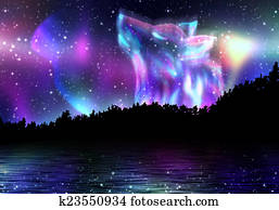 uive, lobo, espírito