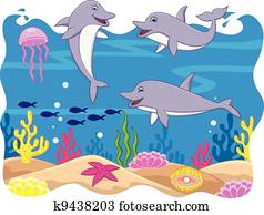 מצחיק, דולפין, ציור היתולי