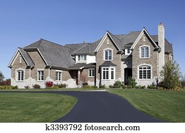 Large home with cedar roof Large home with cedar roof
