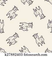 llama doodle llama doodle