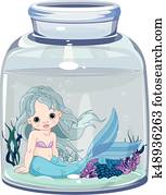 Mermaid in the jar Mermaid in the jar