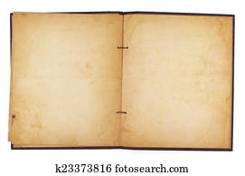 Old, Stained Scrapbook