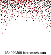 Red Black Confetti Cover Red Black Confetti Cover