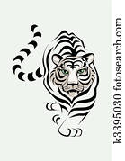 ה, נמר לבן, is, stolen., a, וקטור, דוגמה