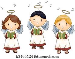 Angels singing