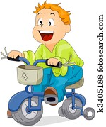 Boy on Bicycle Boy on Bicycle