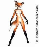 Cute Toon Figure - Fox Cute Toon Figure - Fox