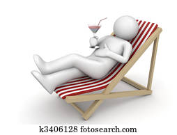 Drinking cocktail on a beach Drinking cocktail on a beach