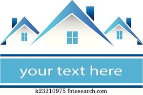 Real estate houses logo Real estate houses logo