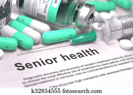 Senior Health - Medical Concept.