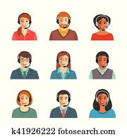 vola sa center, agents, plytký, avatars