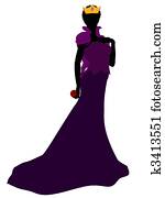 Evil Queen Silhouette Illustration Evil Queen Silhouette Illustration