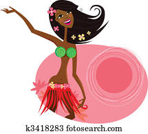 Hawaii hula girl dancer Hawaii hula girl dancer