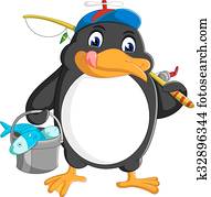 Penguin fishing Penguin fishing