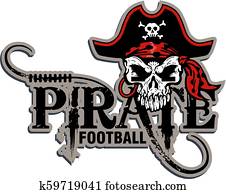 pirata, futebol
