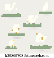 Set with Six Currencies of South America