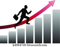 sucesso, em, negócio