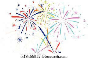 vector abstract bursting fireworks vector abstract bursting fireworks