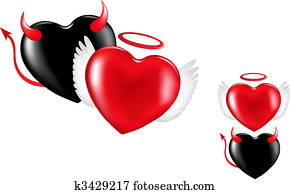 Angel And Demon Hearts Angel And Demon Hearts