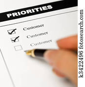 Business values - customer oriented business