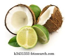 Coconut with lime