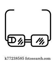 Google Glasses Icon Google Glasses Icon