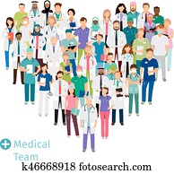 שירותי בריות, צוות רפואי, ב, צורה של לב