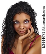 Beautiful African woman 