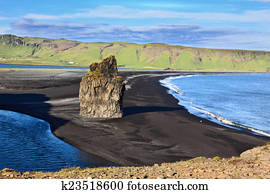 Cape Dirholaey in southern Iceland