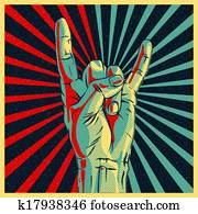 hand, in, wiegen n-rolle, zeichen hand, in, wiegen n-rolle, zeichen