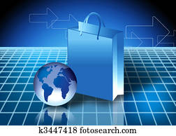 Internet shopping concept Internet shopping concept