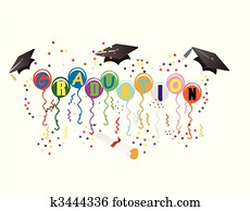 maturafeier, ballons, für, feier, abbildung maturafeier, ballons, für, feier, abbildung