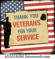 Veterans Day grunge poster Veterans Day grunge poster