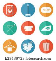 Stinkende, wäsche Clip Art | k15439967 | Fotosearch