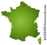 地図 フランス イラスト K Fotosearch