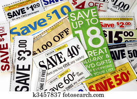 Cut up some coupons to save money Cut up some coupons to save money