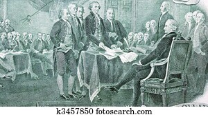 Declaration of Independence from the two dollar bill