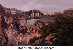 Train And Bridge Train And Bridge